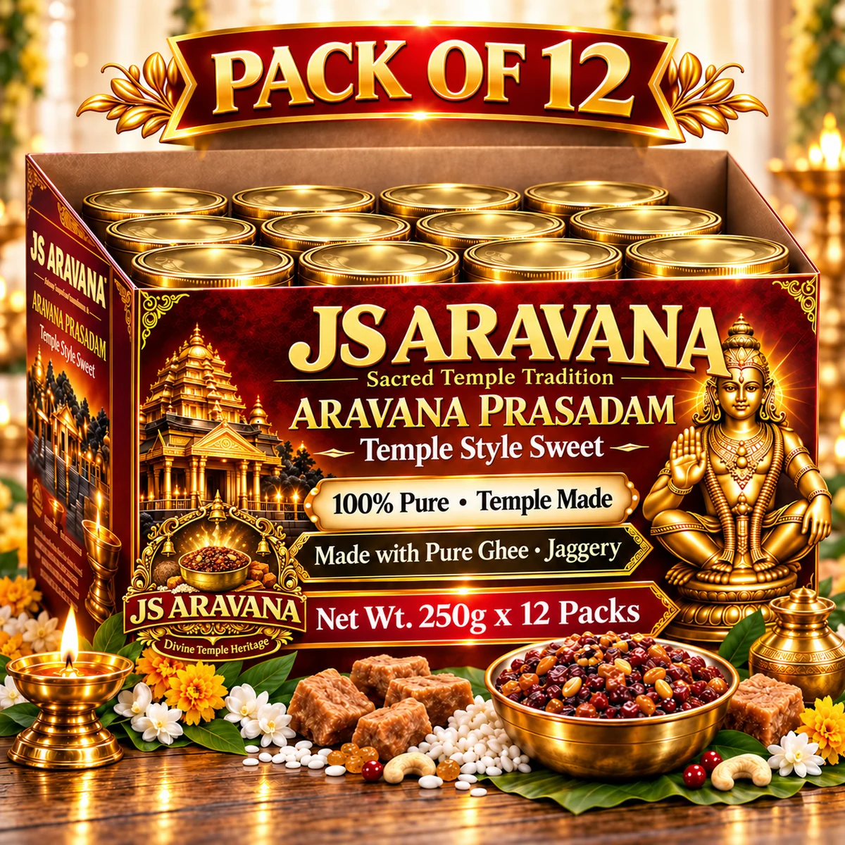 JS ARAVANA Pack of 12 promotional pack artwork