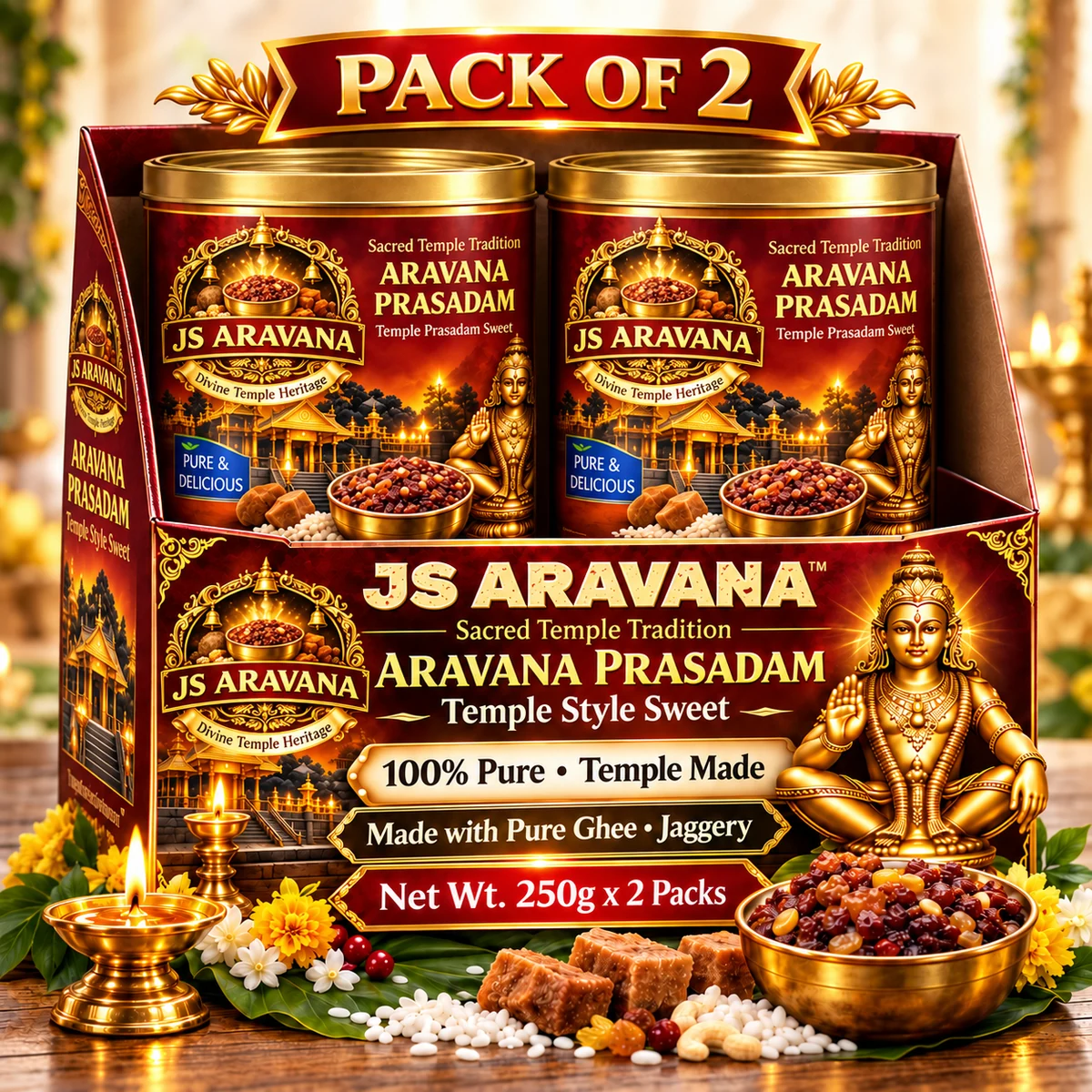 JS ARAVANA Pack of 2 promotional pack artwork